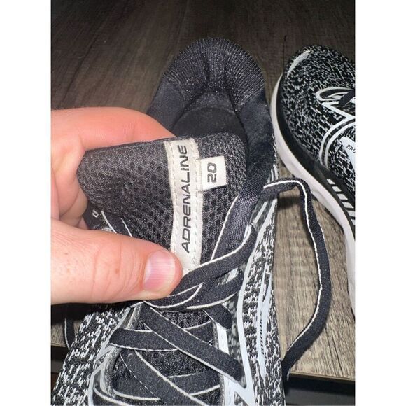 Brooks Adrenaline GTS 20 Men's Running Shoes Size 9 D (Medium) Black White - Picture 8 of 9